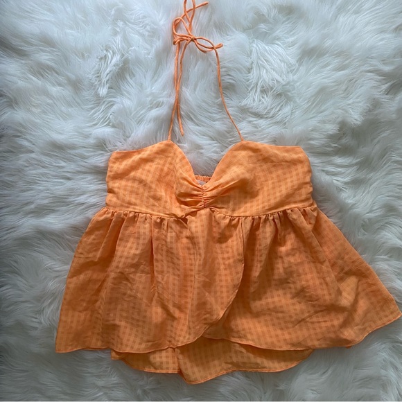 Urban Outfitters Halter - "Jesse Cold Shoulder Halter Top" - Picture 2 of 5